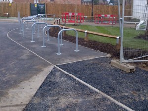 harlow bike hoops knee rail